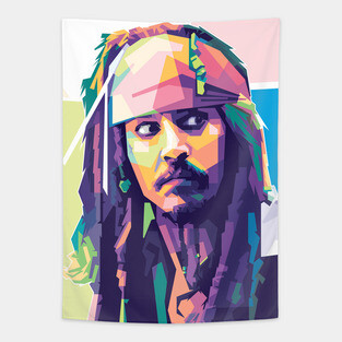 Jack Sparrow WPAP Tapestry