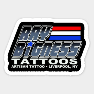 RAY BIGNESS TATTOOS Sticker