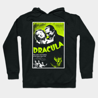 Dracula Bela Lugosi Horror Movie Poster Hoodie