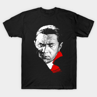 Dracula Bela Lugosi Distrustful Glance: Retro Vampire Horror Movies T-Shirt