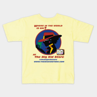 The Big Kid Store "Where in the world is Bri?" Shirt Kids T-Shirt