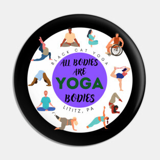All Bodies Are Yoga Bodies Pin