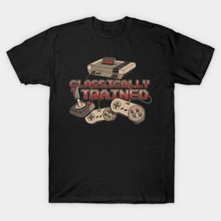 Classically Trained Retro Video Gamer T-Shirt