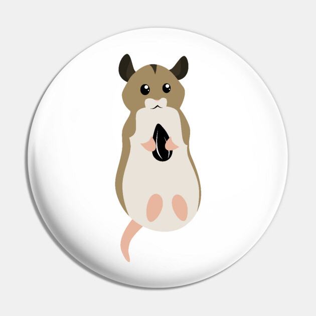 Chinese Hamster Pin by DeguArts