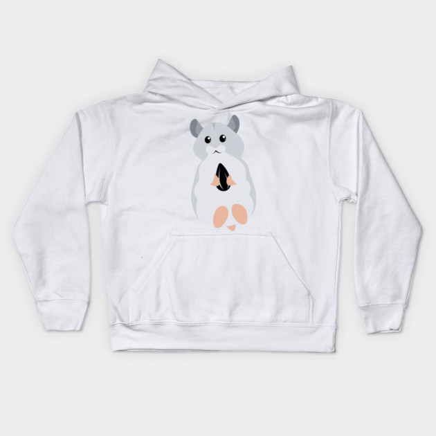 Djungarian Hamster Kids Hoodie by DeguArts