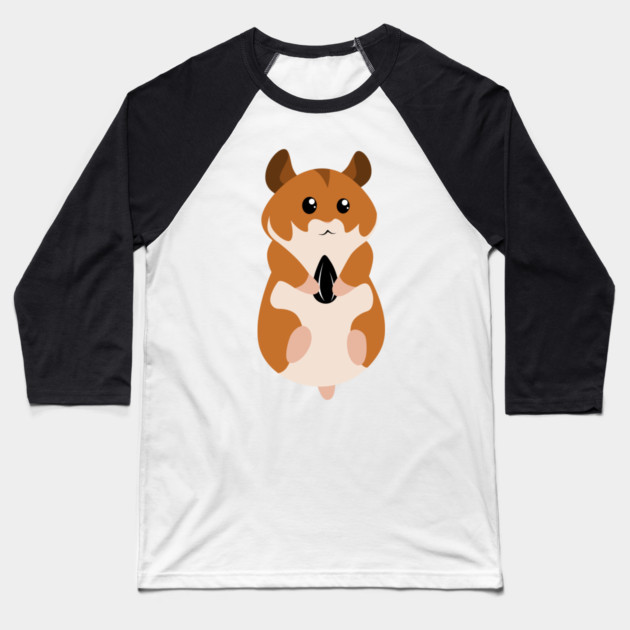 Syrian Hamster Baseball T-Shirt by DeguArts