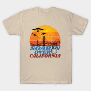 Soarin Over California Attraction Ride Retro Design T-Shirt
