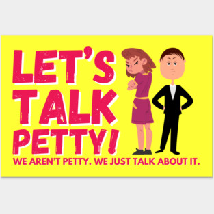 Let’s Talk Petty Alt Logo Posters and Art