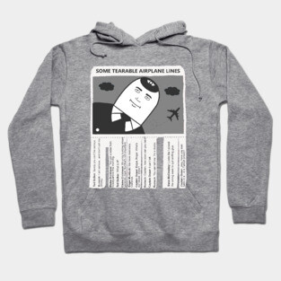 Tearable Airplane Lines Hoodie