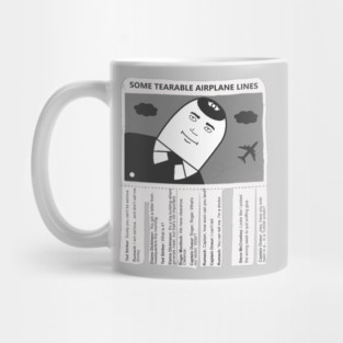 Tearable Airplane Lines Mug