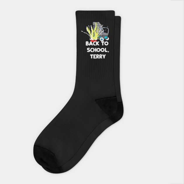 Back To School Terry Socks by belownormal