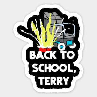 Back To School Terry Sticker