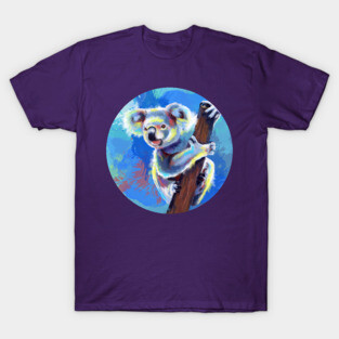 Koala Bear - Colorful Animal Illustration T-Shirt