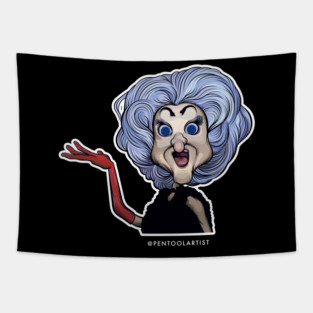 Mad Monster Lady Tapestry