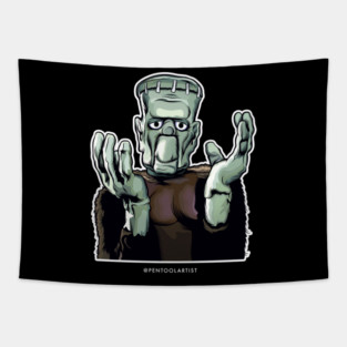 Mad Monster Frankie Tapestry