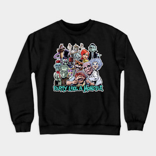 Party Like a Monster Crewneck Sweatshirt
