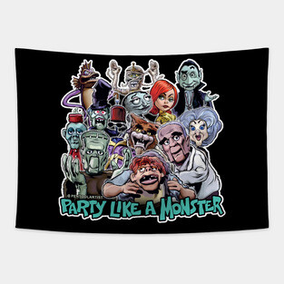 Party Like a Monster Tapestry