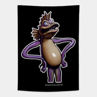 Mad Monster Creature Tapestry