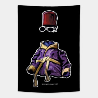 Mad Monster Invisible Man Tapestry