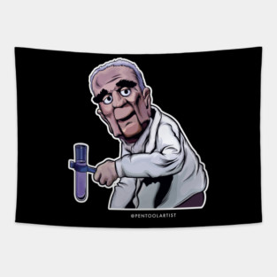 Mad Monster Party Doctor Tapestry
