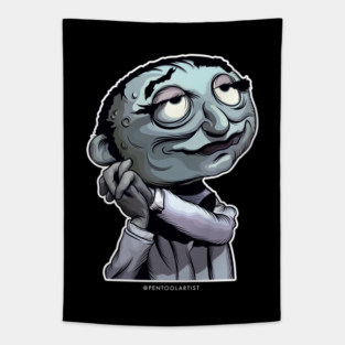 Mad Monster Yetch Tapestry