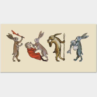 Medieval Rabbit Street Gang Posters and Art