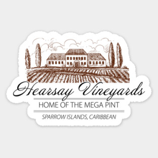Heresay Vineyards Sticker