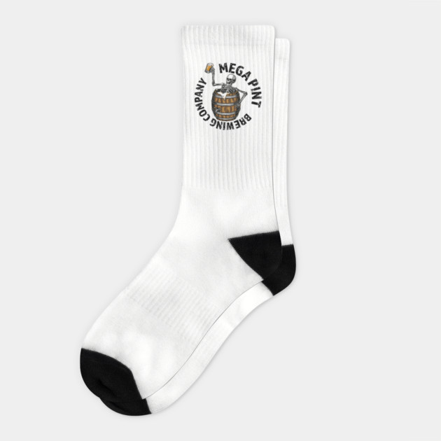 Mega Pint Brewing Company Socks by Cosmo Gazoo