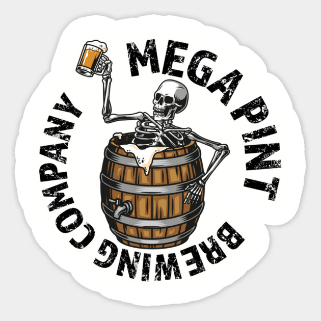 Mega Pint Brewing Company Sticker by Cosmo Gazoo