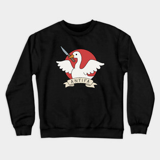Antifa Crewneck Sweatshirt