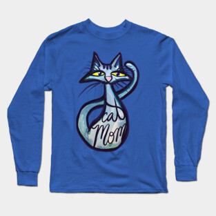 Cat Mom Long Sleeve T-Shirt