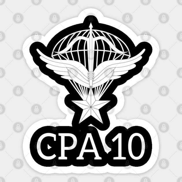 Emmanuel Macron Sweat CPA 10 Logo CPA10 Sticker by Tshirtiz
