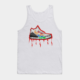 Hip Hop Jordan Shoes Tank Top