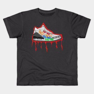 Hip Hop Jordan Shoes Kids T-Shirt