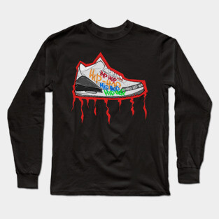 Hip Hop Jordan Shoes Long Sleeve T-Shirt
