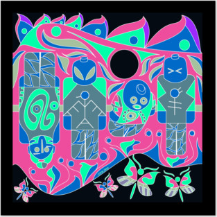 galactic soccer brick atlante boys board ecopop in mandala wallpaper 5 Posters and Art