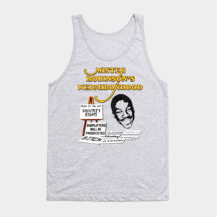 Mister Robinson's Neighborhood Word of the Day Tank Top