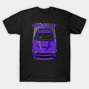 Charger Hellcat - Purple T-Shirt