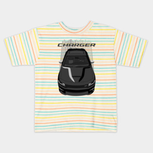 Charger - Black Kids T-Shirt