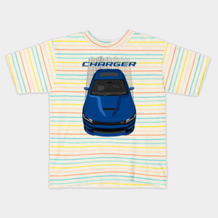 Charger - Blue Kids T-Shirt