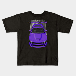Charger - Purple Kids T-Shirt