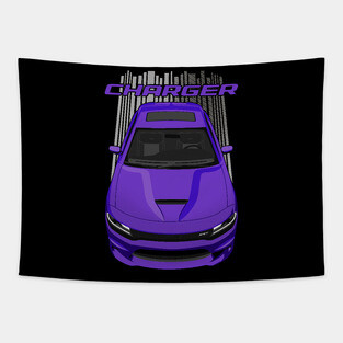 Charger - Purple Tapestry