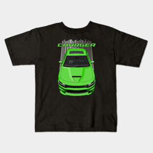 Charger - Green Kids T-Shirt