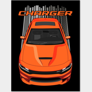 Charger - Orange Posters and Art