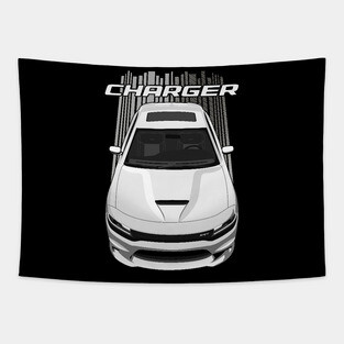 Charger - White Tapestry