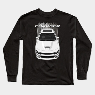 Charger - White Long Sleeve T-Shirt