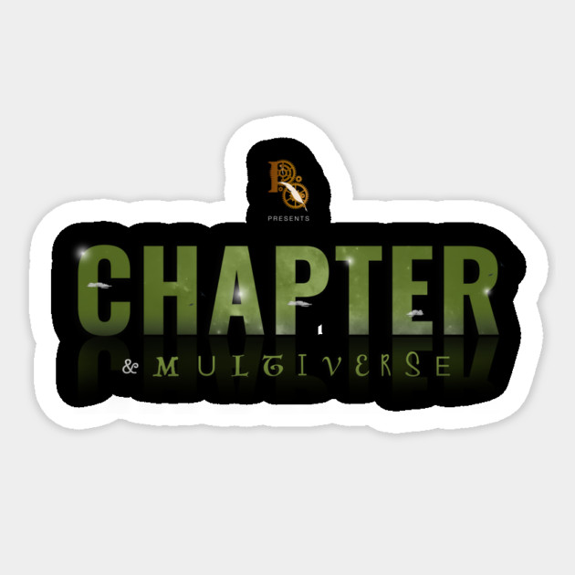 Chapter and Multiverse Logo Sticker by Rusty Quill