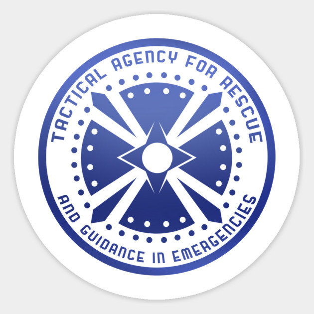 CHAP - TARGE - Tactical Agency For Rescue and Guidance In Emergencies Sticker by Rusty Quill