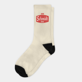 Schmidt Beer Retro Defunct Brewing Socks