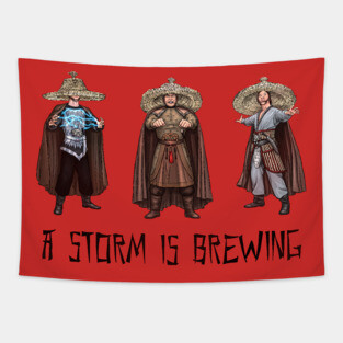 3 Storms - A Storm Is Brewing - Big Trouble in Little China 1986 Tapestry